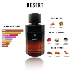 DESERT by TOROS – Oud Amber Leather Perfume - 100ml